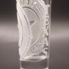 Texas engraved shot glass back view – Deep Cut Texas Star
